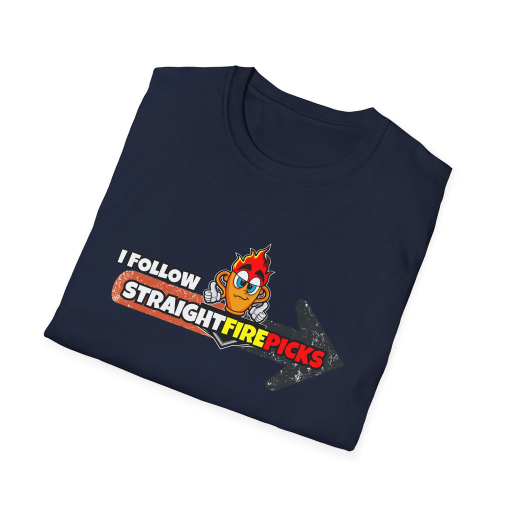 I Follow StraightFirePicks - Because Winning is a Habit! StraightFirePicks Unisex T-Shirt, Winning Habit Tee, Sports Betting Shirt