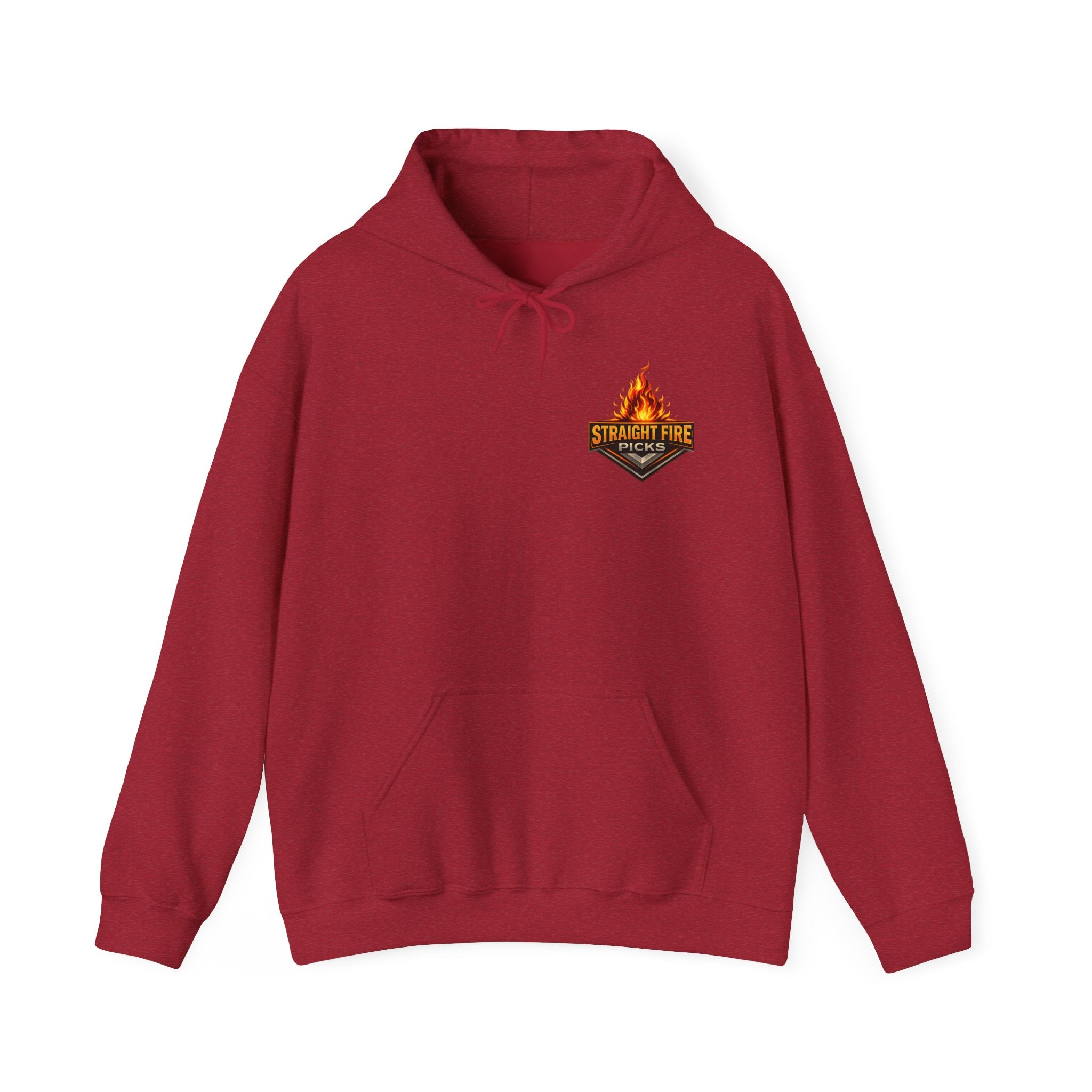 Straight Fire Picks™ Hot Streak Graphic Hoodie, Sports Betting Sweatshirt
