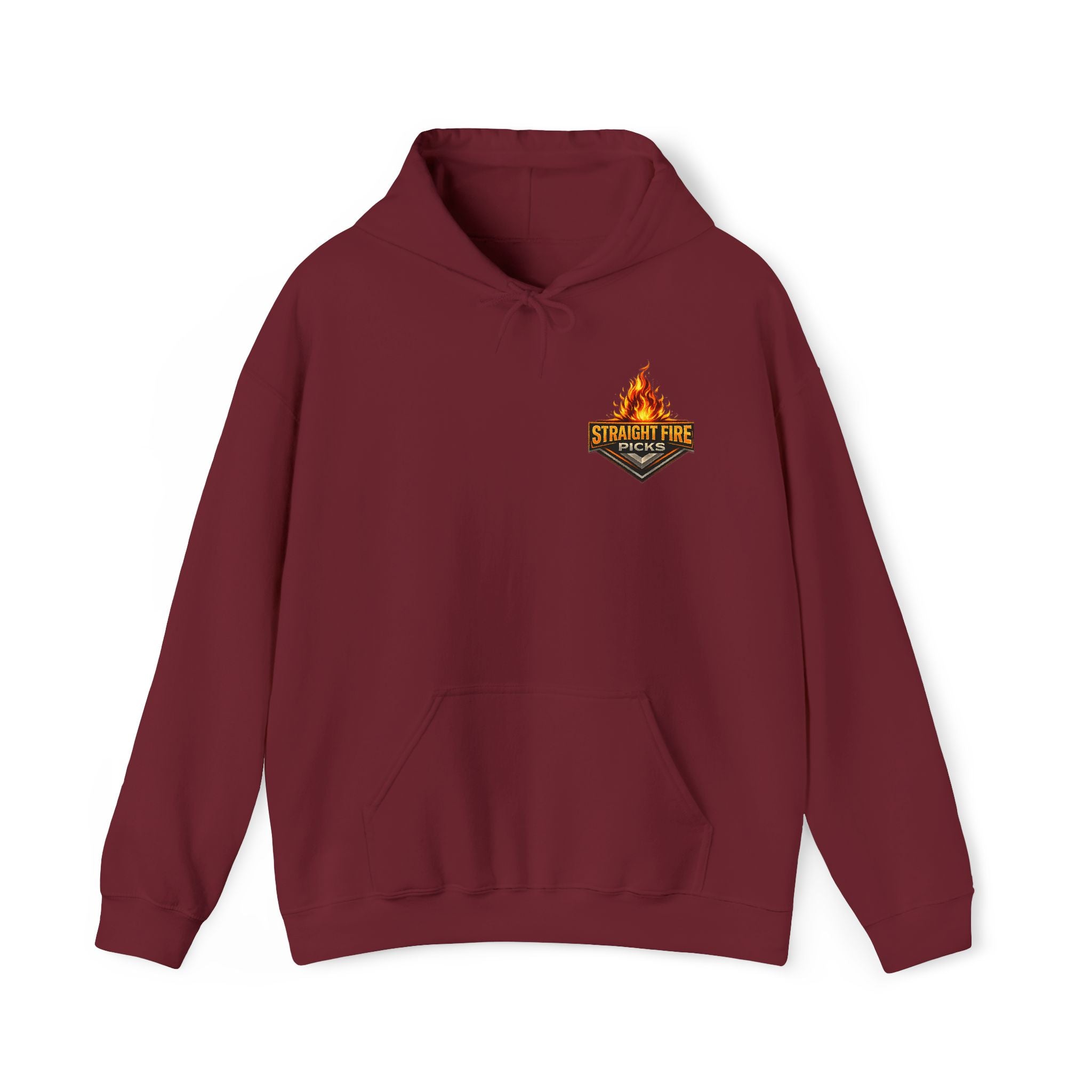 Straight Fire Picks™ Hot Streak Graphic Hoodie, Sports Betting Sweatshirt