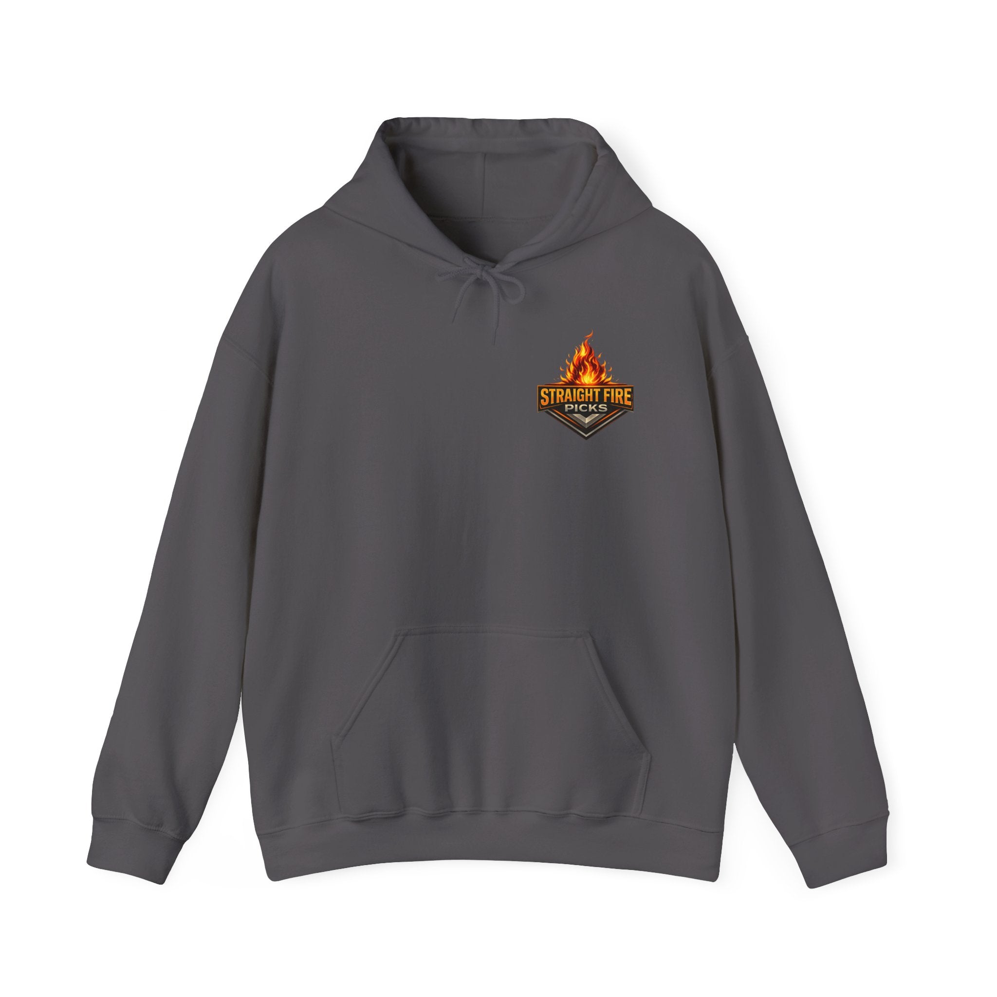 Straight Fire Picks™ Hot Streak Graphic Hoodie, Sports Betting Sweatshirt