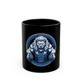Fierce & Fit Lion Black Coffee Mug, 11oz