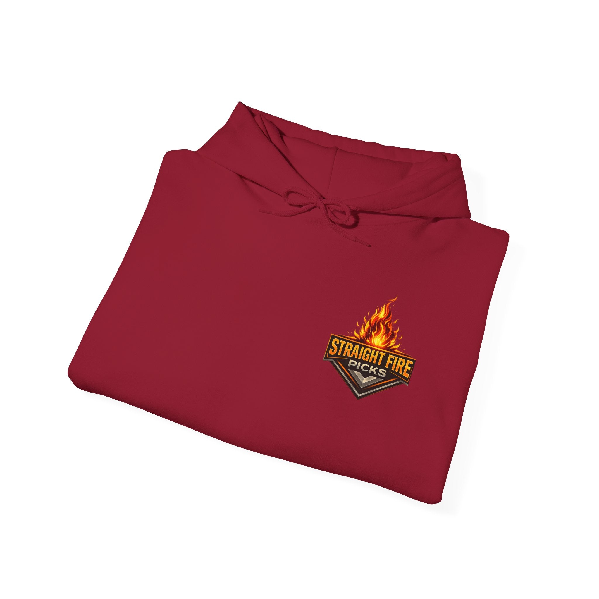 Straight Fire Picks™ Hot Streak Graphic Hoodie, Sports Betting Sweatshirt