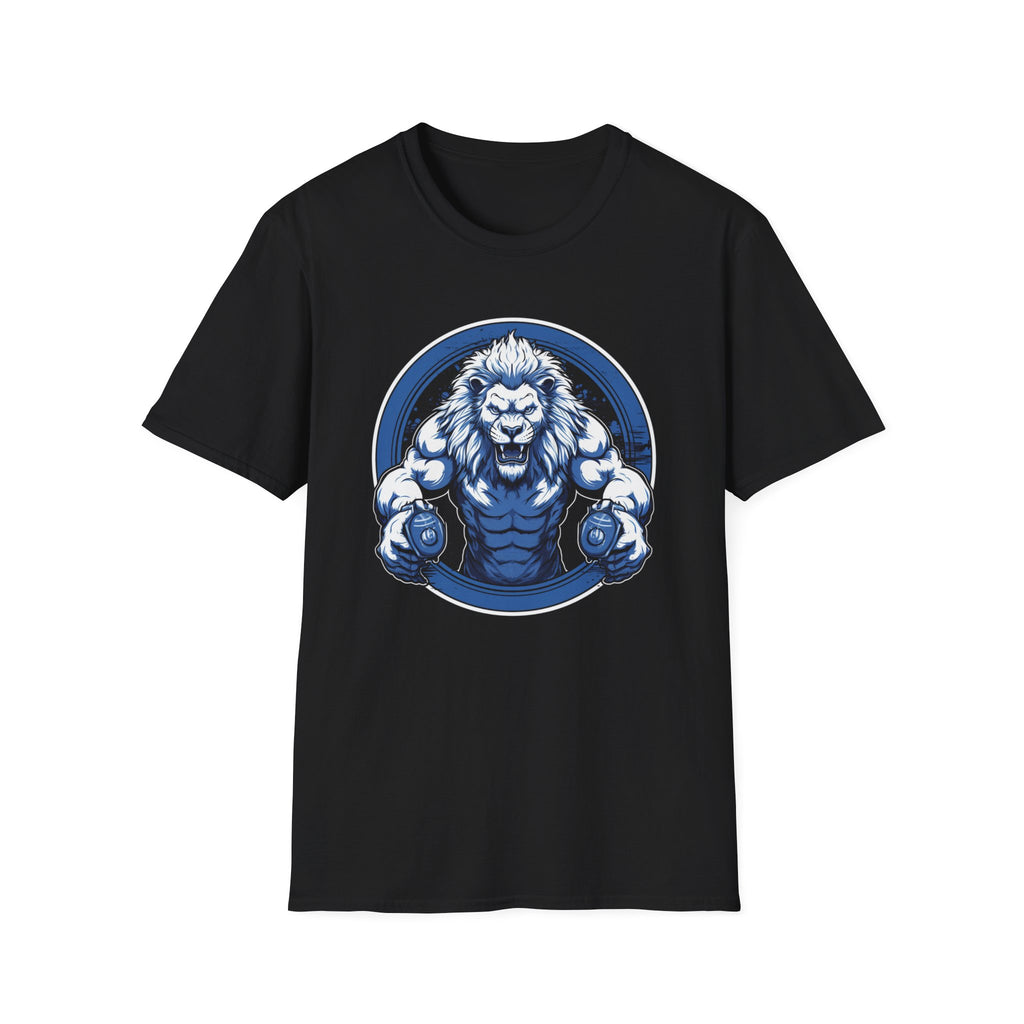 Fierce & Fit Lion T-Shirt - Unleash Your Inner Beast! Workout Tee, Gym Shirt, Fitness Top, Roaring Beast Graphic Tee