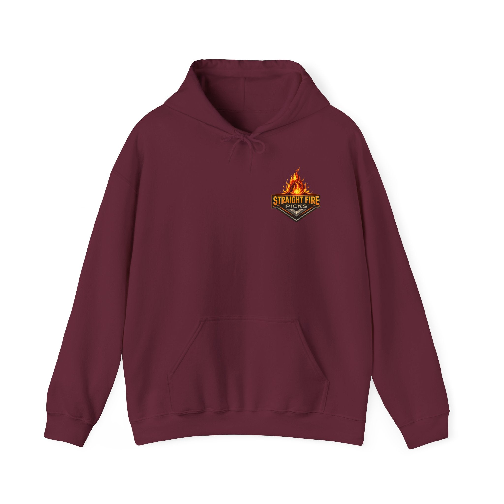 Straight Fire Picks™ Hot Streak Graphic Hoodie, Sports Betting Sweatshirt