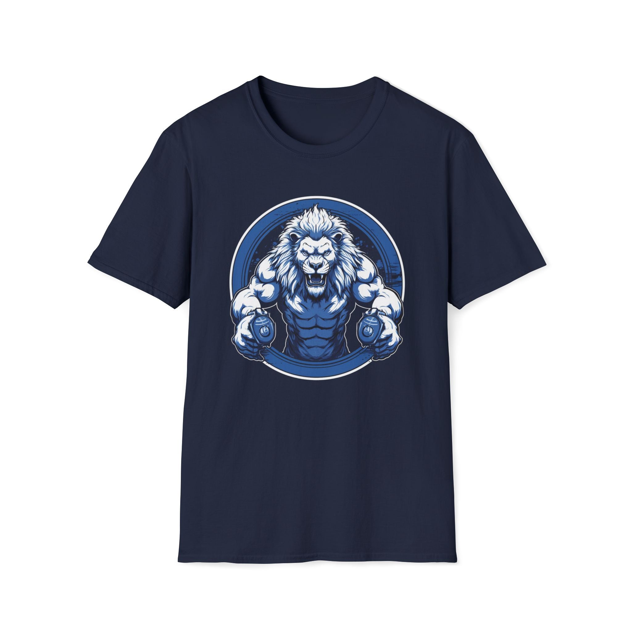 Fierce & Fit Lion T-Shirt - Unleash Your Inner Beast! Workout Tee, Gym Shirt, Fitness Top, Roaring Beast Graphic Tee