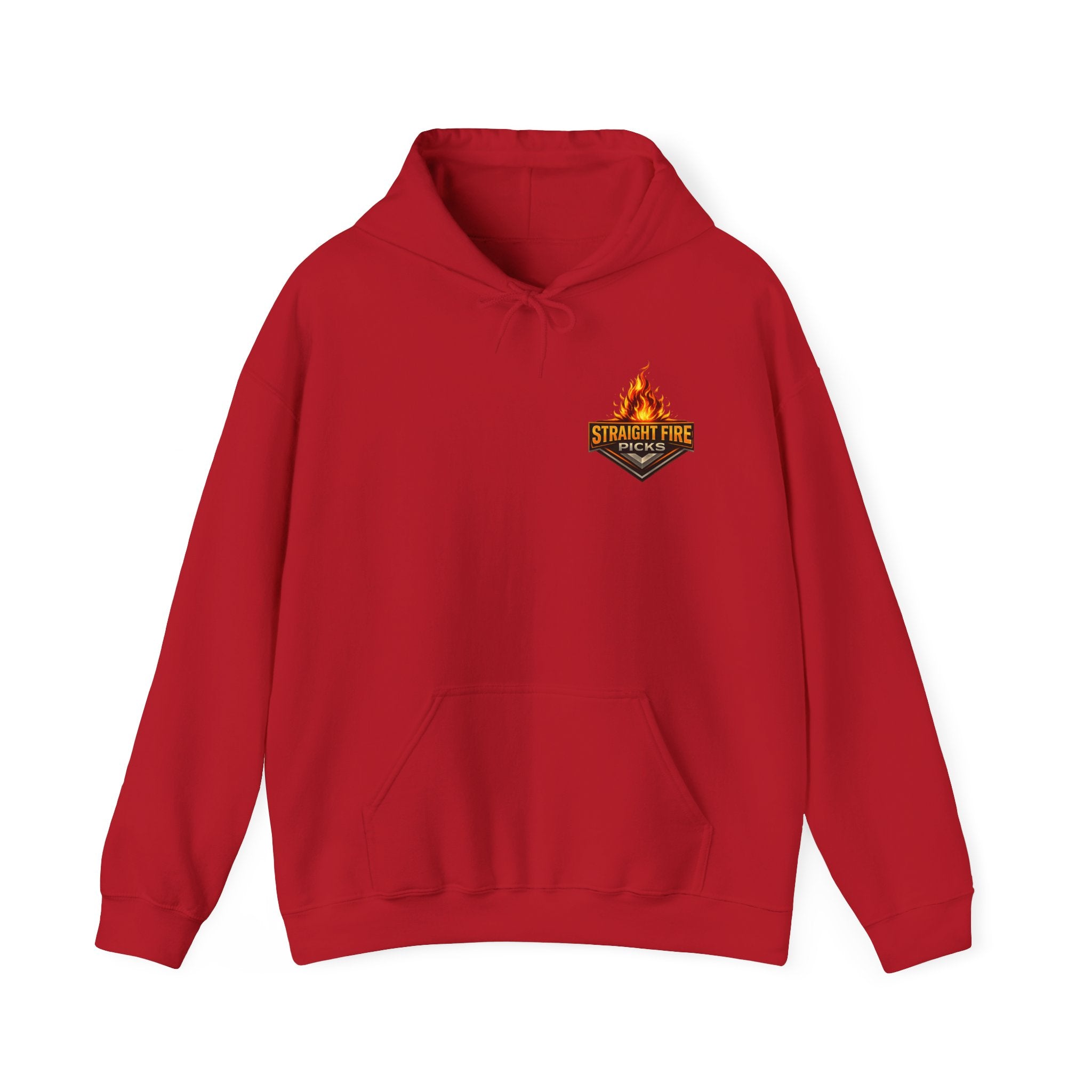 Straight Fire Picks™ Hot Streak Graphic Hoodie, Sports Betting Sweatshirt