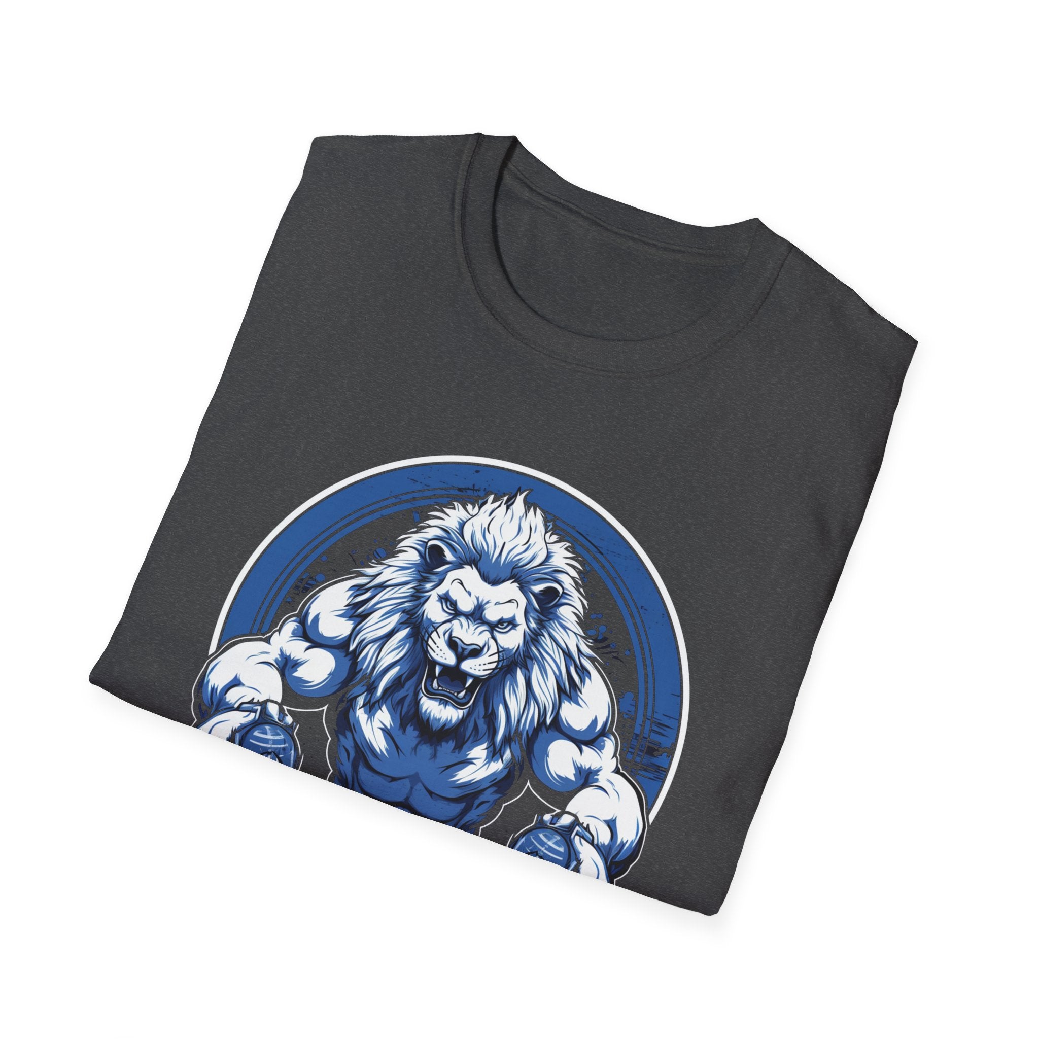 Fierce & Fit Lion T-Shirt - Unleash Your Inner Beast! Workout Tee, Gym Shirt, Fitness Top, Roaring Beast Graphic Tee
