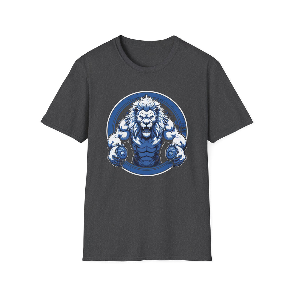 Fierce & Fit Lion T-Shirt - Unleash Your Inner Beast! Workout Tee, Gym Shirt, Fitness Top, Roaring Beast Graphic Tee