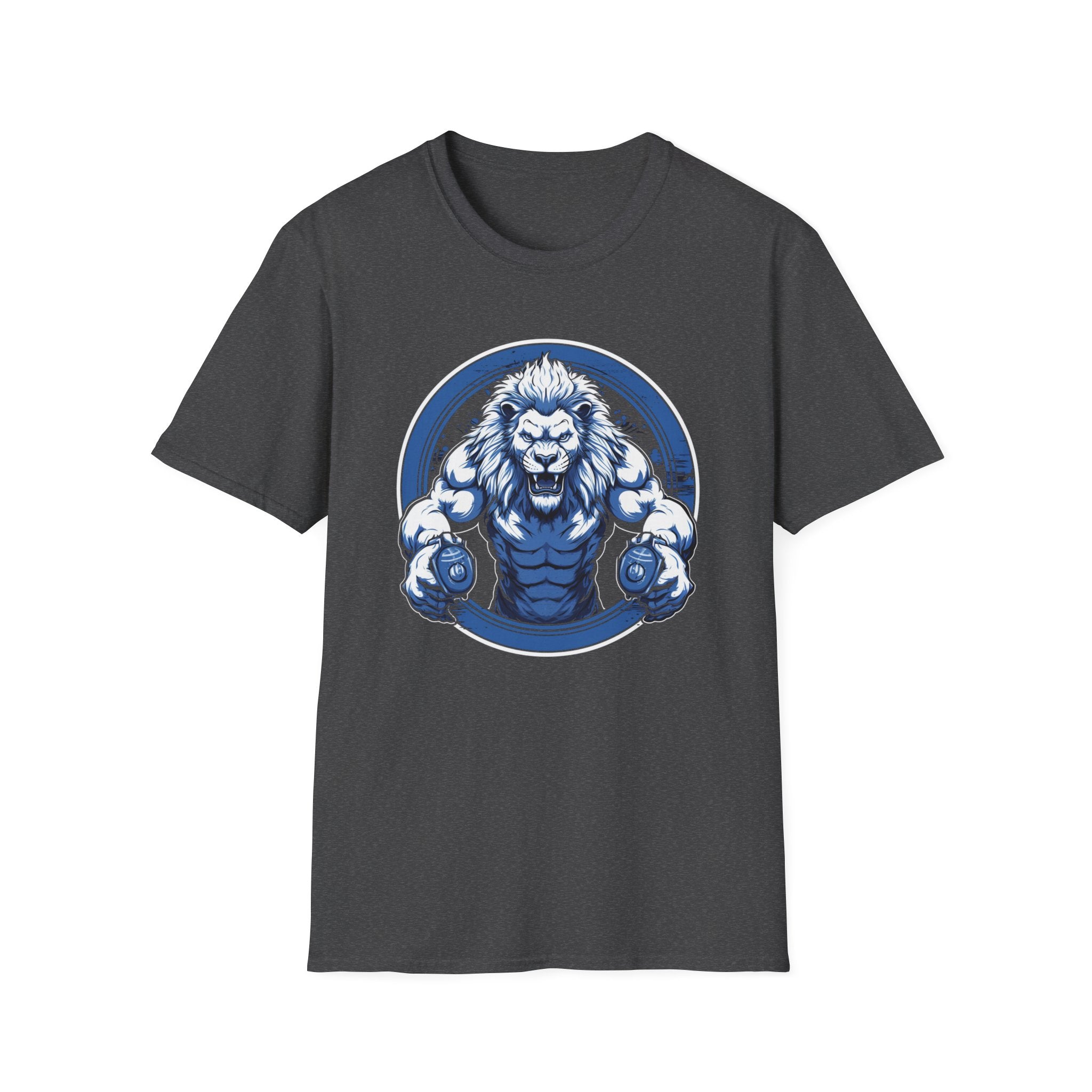 Fierce & Fit Lion T-Shirt - Unleash Your Inner Beast! Workout Tee, Gym Shirt, Fitness Top, Roaring Beast Graphic Tee