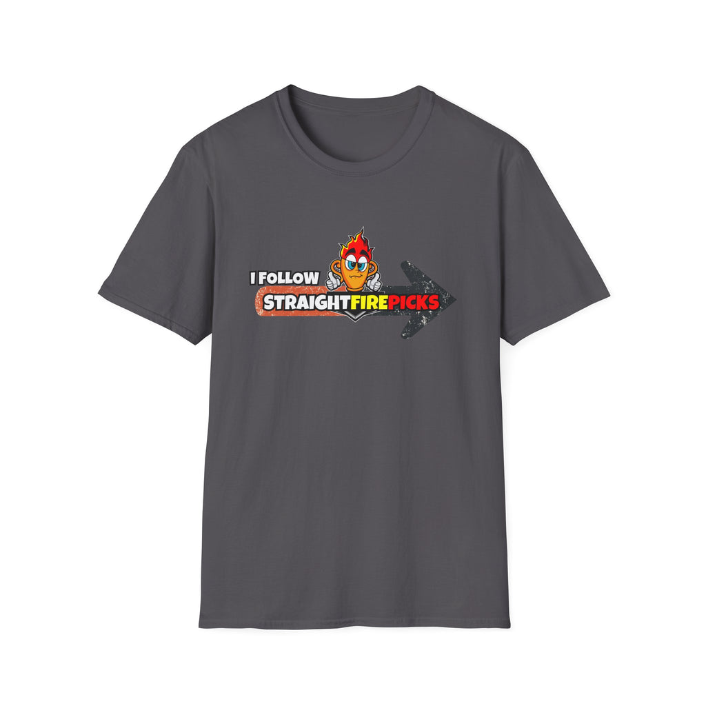 I Follow StraightFirePicks - Because Winning is a Habit! StraightFirePicks Unisex T-Shirt, Winning Habit Tee, Sports Betting Shirt