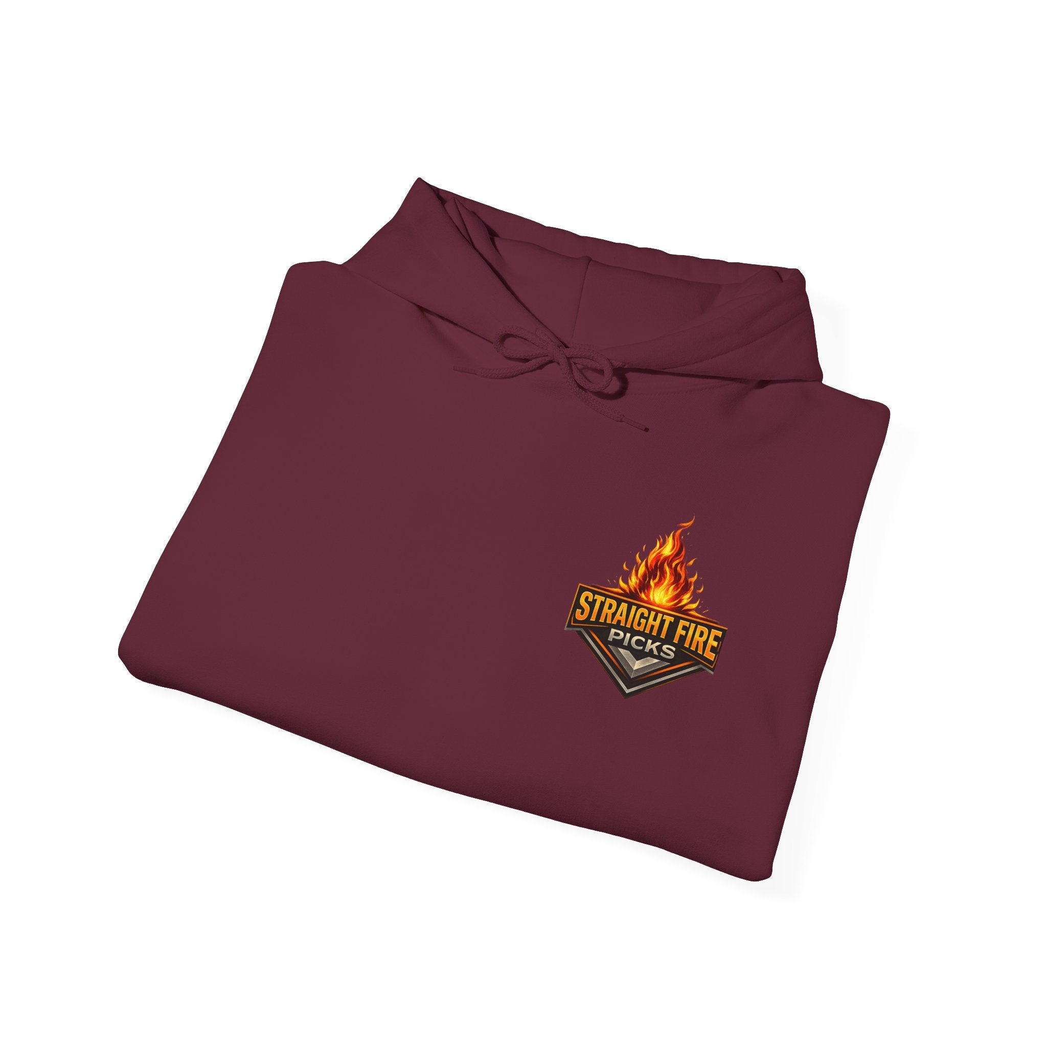 Straight Fire Picks™ Hot Streak Graphic Hoodie, Sports Betting Sweatshirt