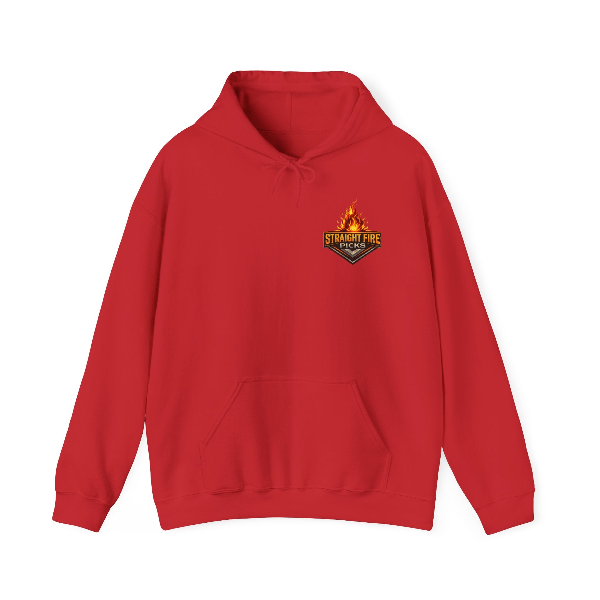 Straight Fire Picks™ Hot Streak Graphic Hoodie, Sports Betting Sweatshirt