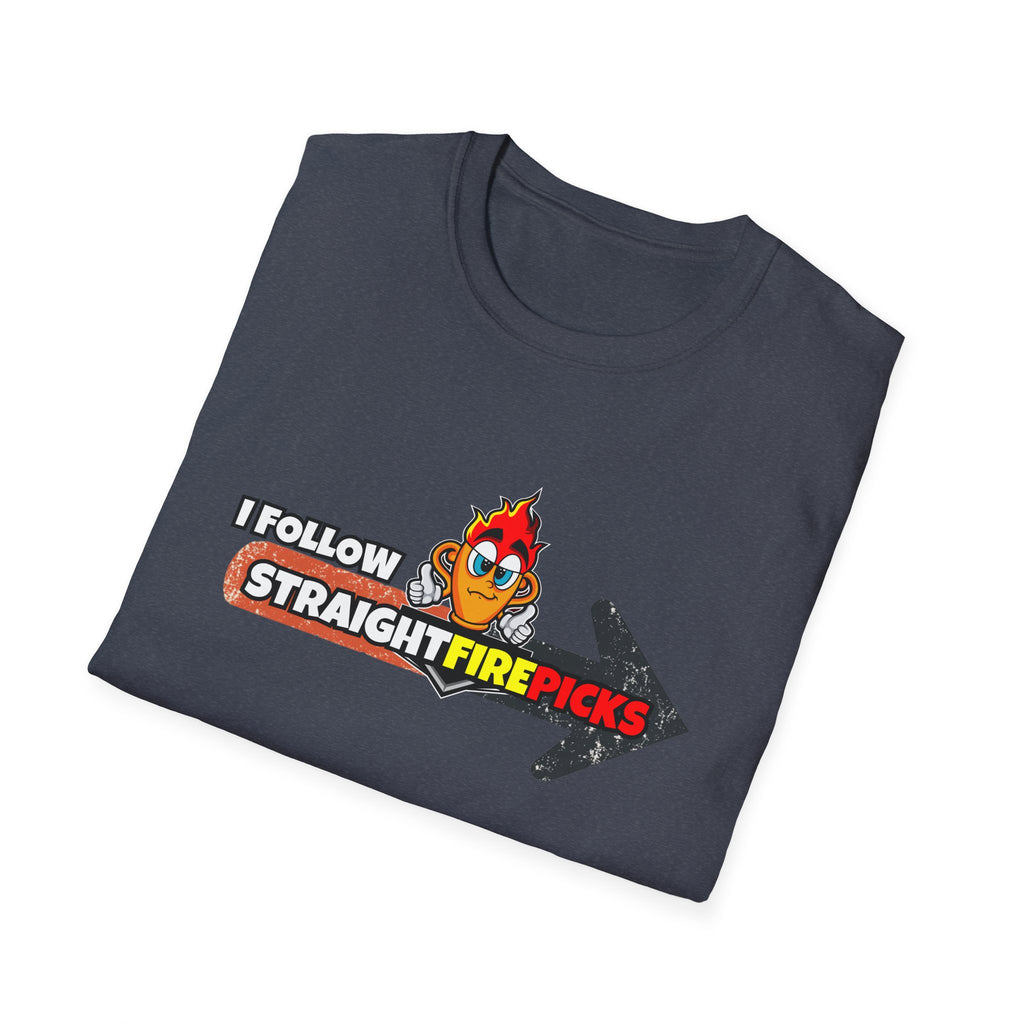 I Follow StraightFirePicks - Because Winning is a Habit! StraightFirePicks Unisex T-Shirt, Winning Habit Tee, Sports Betting Shirt