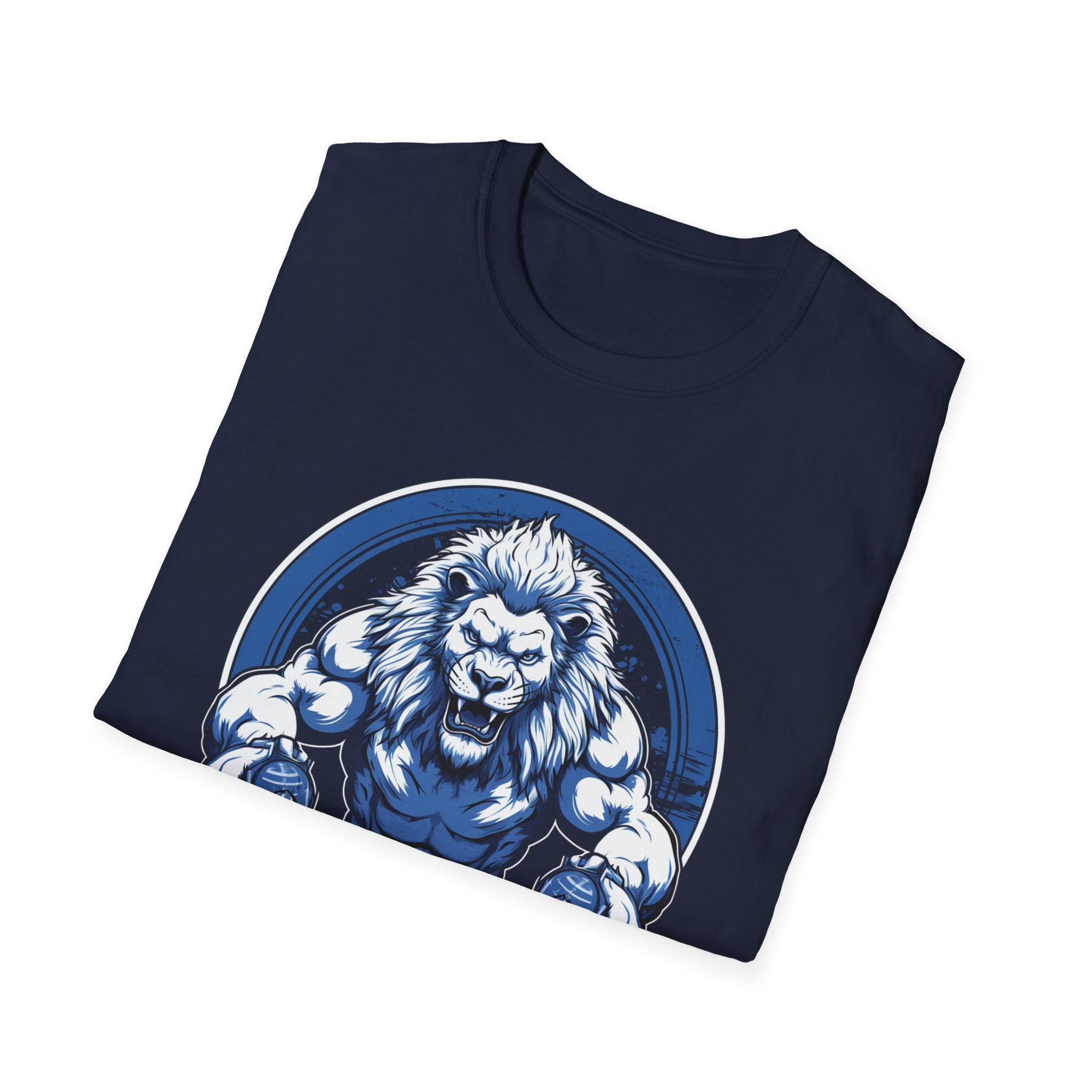 Fierce & Fit Lion T-Shirt - Unleash Your Inner Beast! Workout Tee, Gym Shirt, Fitness Top, Roaring Beast Graphic Tee
