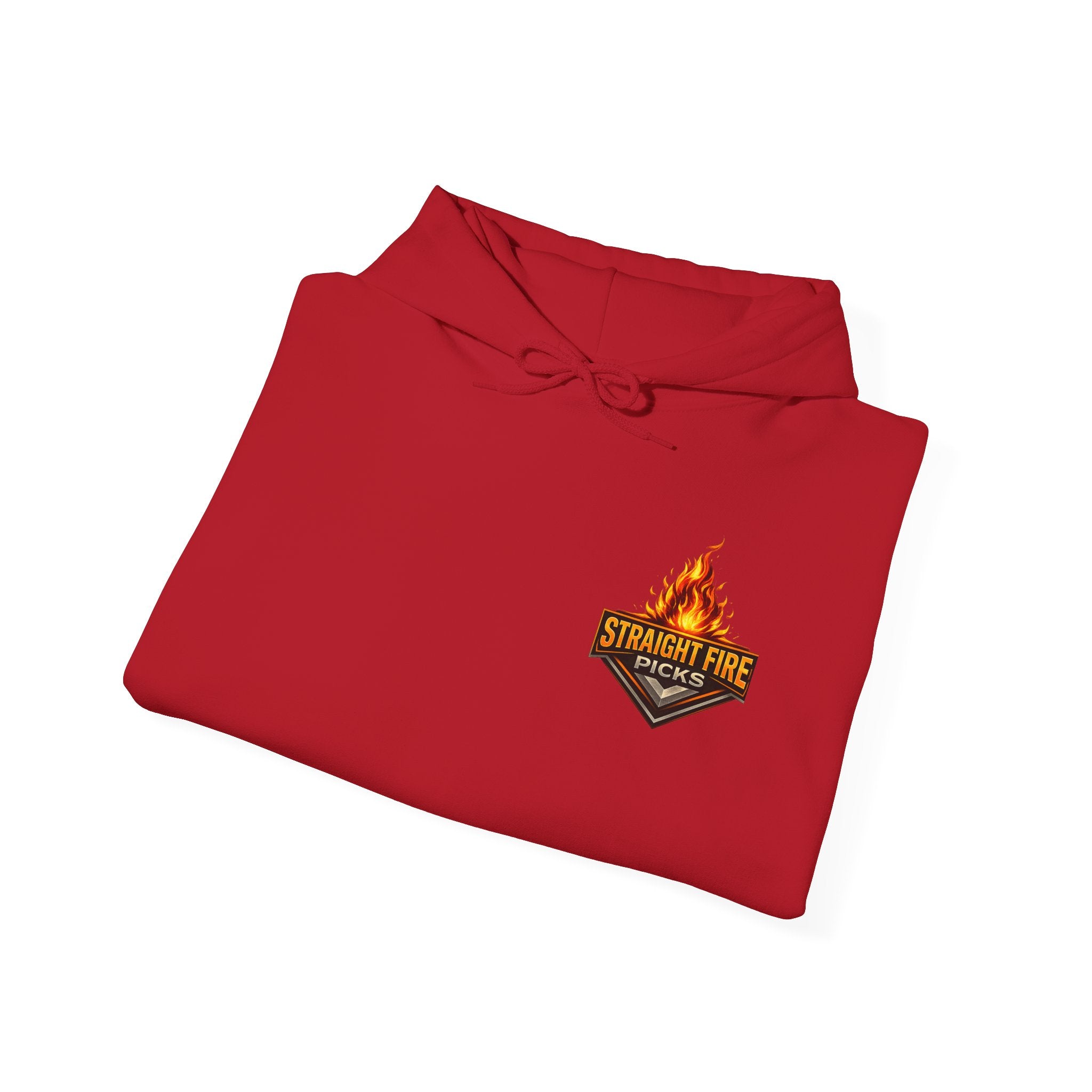 Straight Fire Picks™ Hot Streak Graphic Hoodie, Sports Betting Sweatshirt