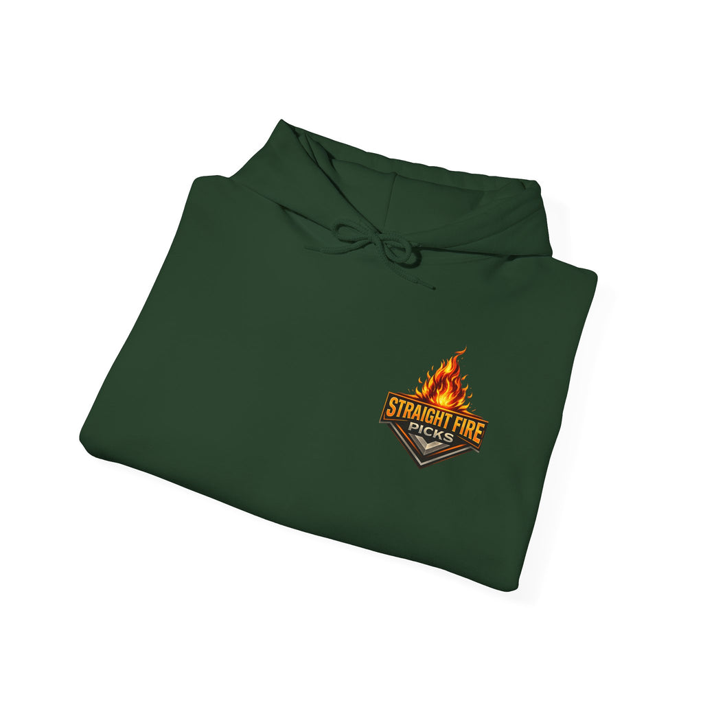 Straight Fire Picks™ Hot Streak Graphic Hoodie, Sports Betting Sweatshirt