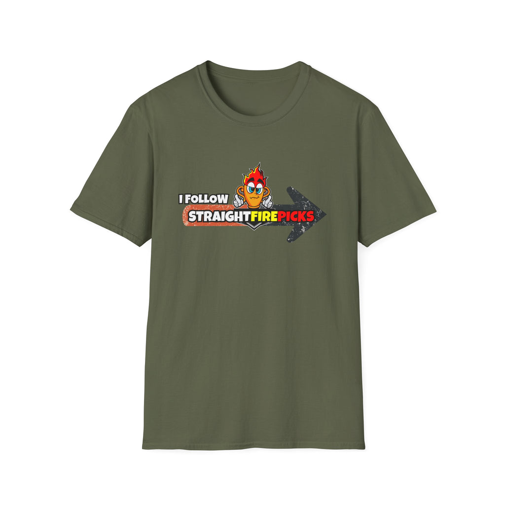I Follow StraightFirePicks - Because Winning is a Habit! StraightFirePicks Unisex T-Shirt, Winning Habit Tee, Sports Betting Shirt
