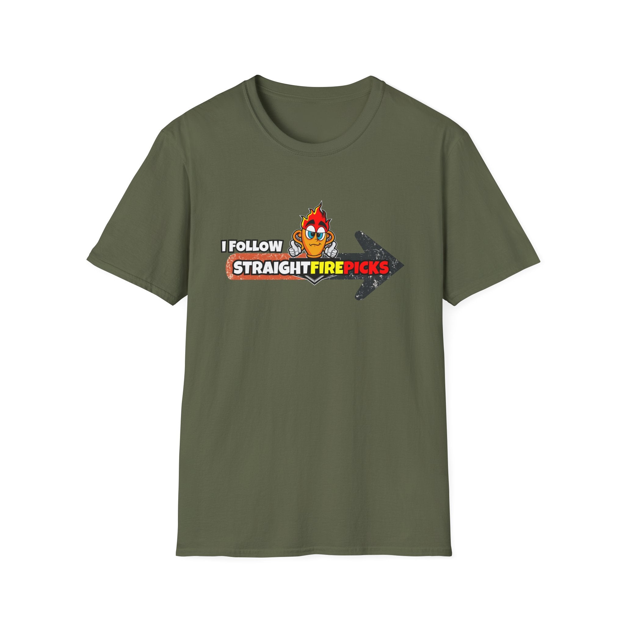 I Follow StraightFirePicks - Because Winning is a Habit! StraightFirePicks Unisex T-Shirt, Winning Habit Tee, Sports Betting Shirt
